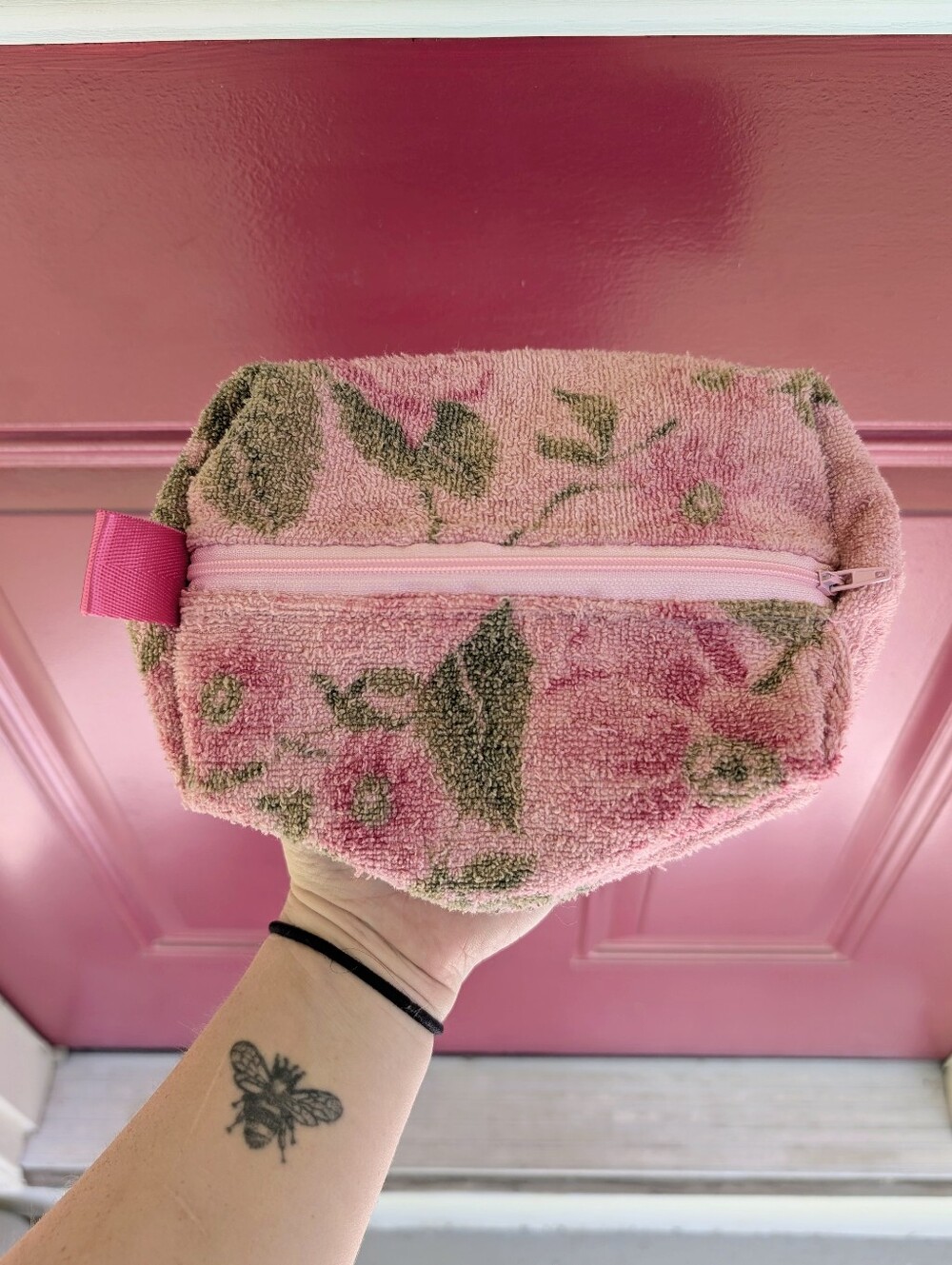 Upcycled Vintage Towel Bag